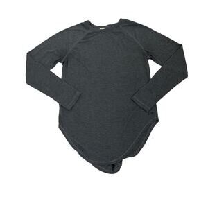 Under Armour Gray Long Sleeve Open Back Shirt Size Women's XS